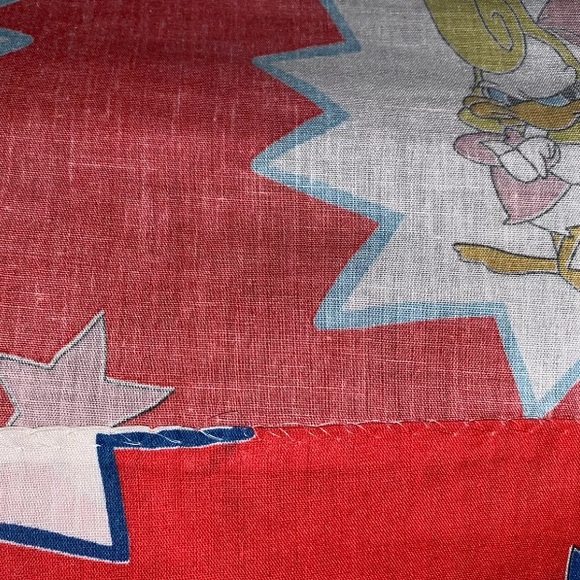 Vintage 90’s Warner Bros Tiny Toon Adventures Cartoon Rare Sheet Set Curtains - Picture 5 of 5